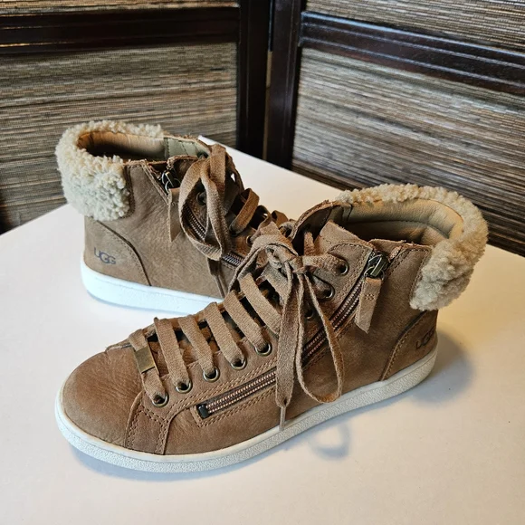 UGG Shoes Ugg Olive Hightop Sneaker Size Poshmark